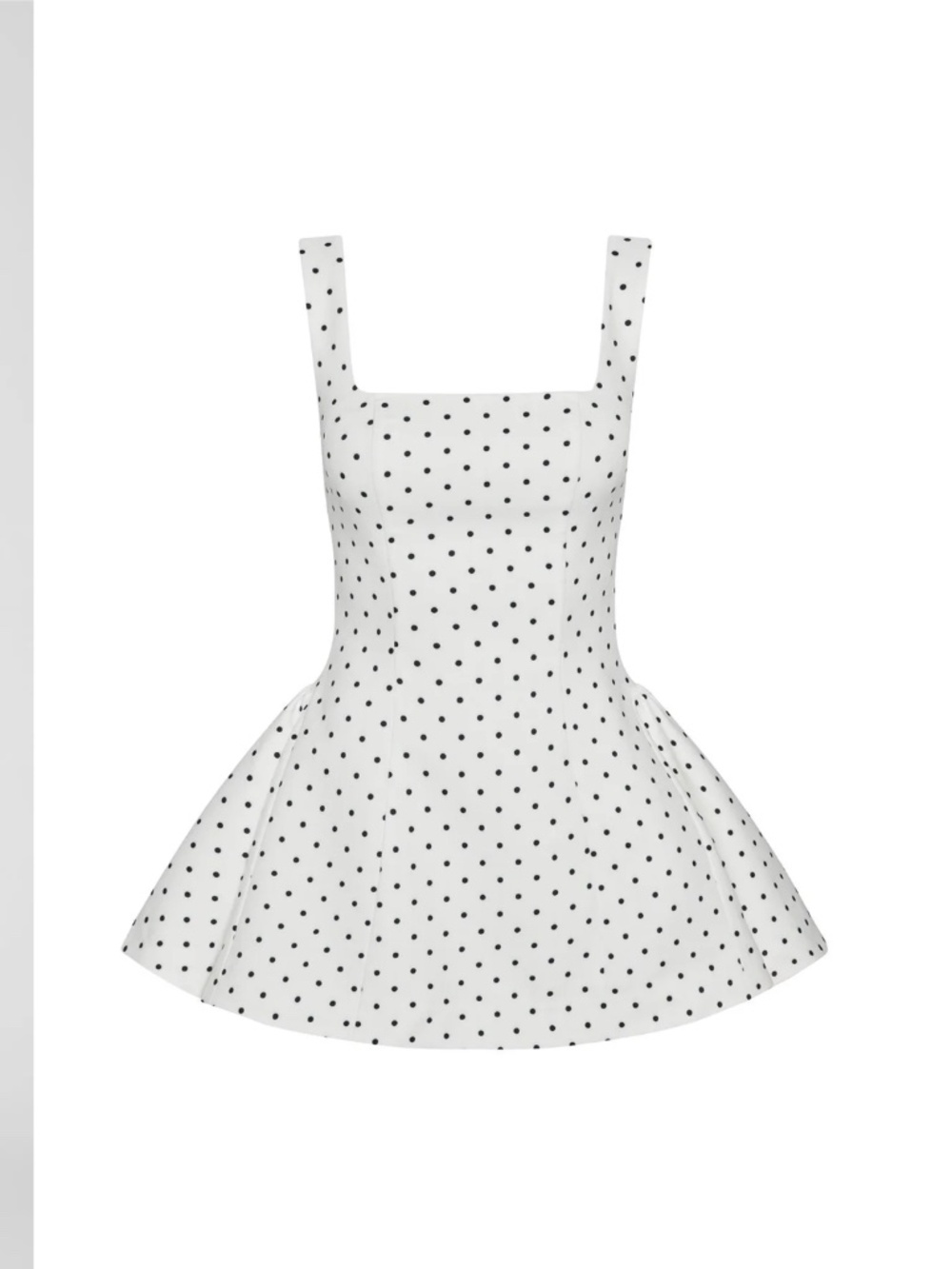 Leau babydoll Yaabelle corset mini polka dor